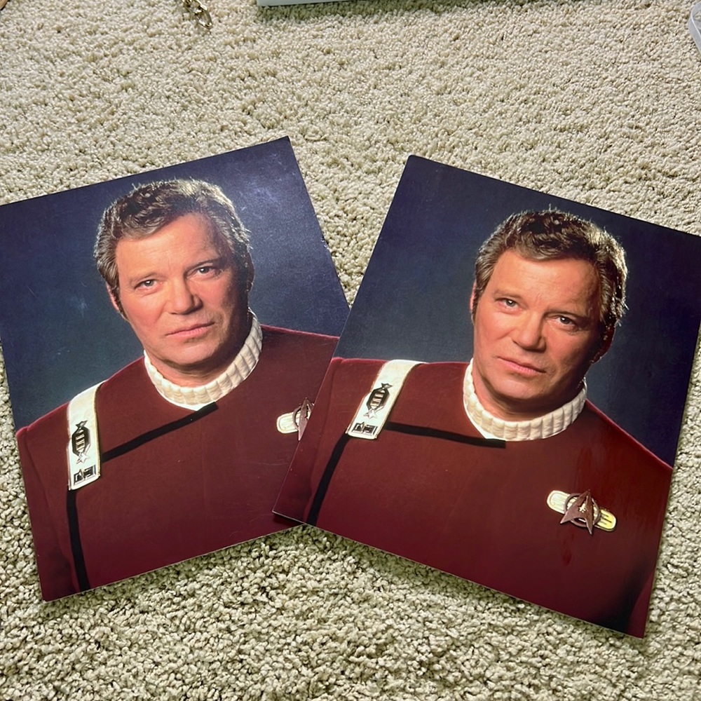 Vintage 1994 Capt Kirk 8x10” promo photos